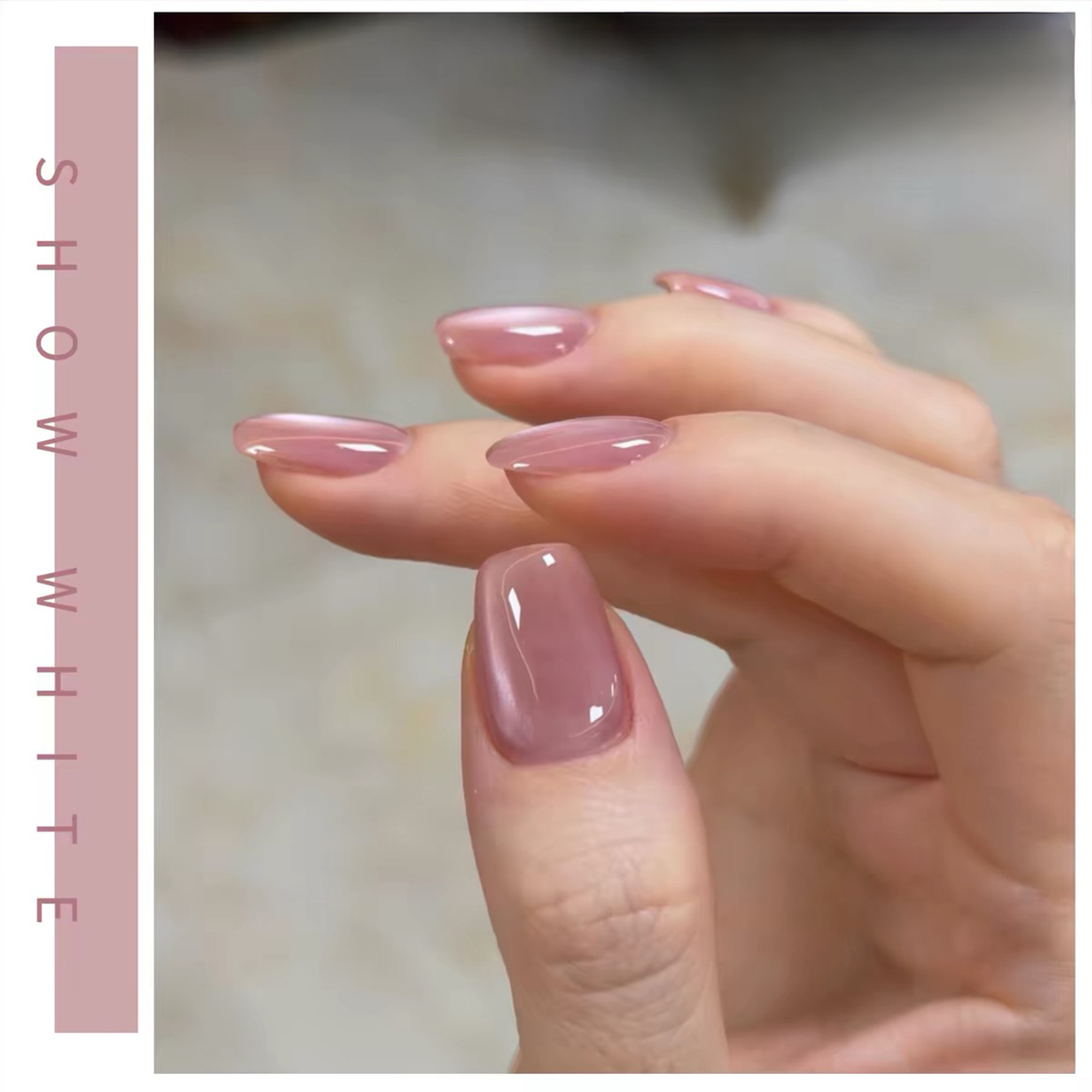 SHAKA 1pcs Summer Flash Hibisc - огляд і ціна Nail Art Cat Eye Pink