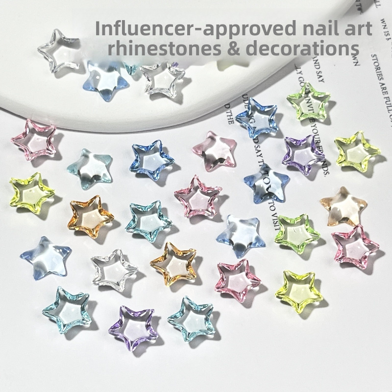 50pcs Five-pointed Star Nail C - огляд і ціна Nail Art Lotso