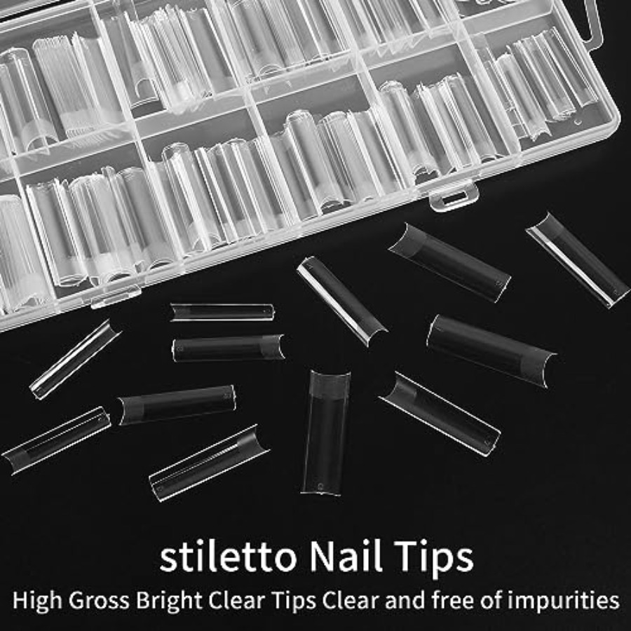 240 Pcs Square Extra Long No C - огляд і ціна Nail Art Xxl