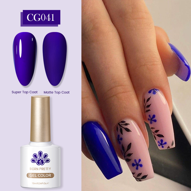BORN PRETTY 10ml 24 Colors Gel - огляд і ціна Nail Art Violet